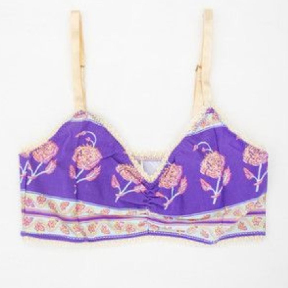SPELL  bohemian royale bralette. Excellent condition. Size Large.